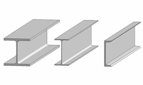 differences of beams - انواع تیرآهن وکاربرد آن