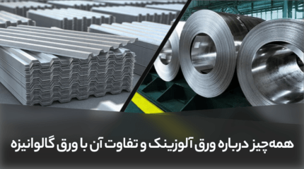 همه‌چیز درباره ورق آلوزینک و تفاوت آن با ورق گالوانیزههمه‌چیز درباره ورق آلوزینک و تفاوت آن با ورق گالوانیزه